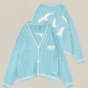 Taylor Swift 1989 Blue Cardigan